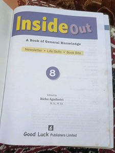 Inside Out Gk Class 8th Book Icse