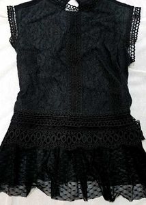 Chic Black Lace top