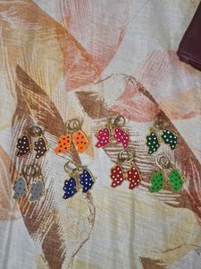 Cute Butterfly Dangle Earrings(Packof 8)