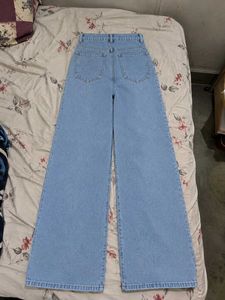 Light Wash Wide Leg Jeans All Sizes