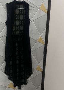 Black  net shrug