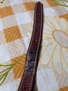Woodland Brown Leather Belt