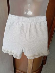 Cozy Lace Trim Sleep Shorts