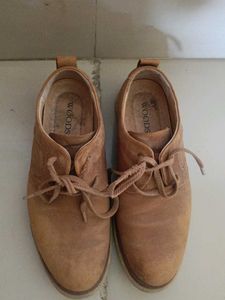 Men's Casual Brown Lace-Up Shoes