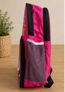 Cute Pink Backpack with Animal Prints