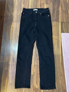 H&amp;M Black Straight fit Jeans New