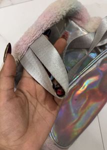 SALEEEE ‼️♨️‼️♨️Fuzzy Rainbow Backpack💖