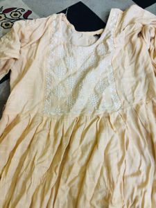 Peach kurti