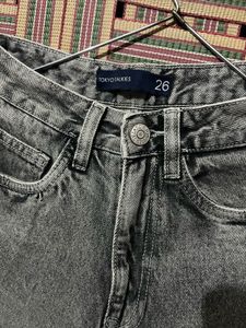 Grey Straight Leg Jean