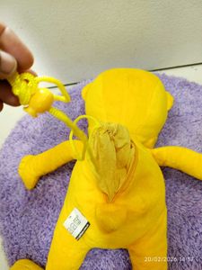 Cute Yellow Plush Teddy Bear