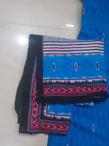 Blue Cotton Kurta Set