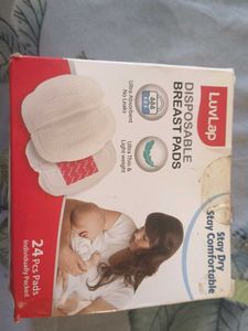 luvlap disposable breast pads - 24 in pack