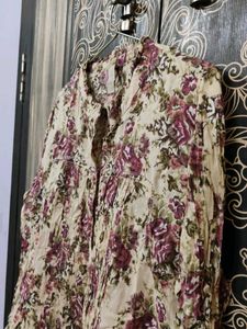 floral cotton top