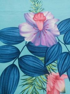 New Badsheet Sky Blue Mix Cotton Kohinoor Brand