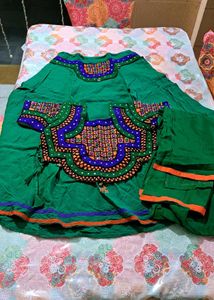 Green Embroidered Kurta Set