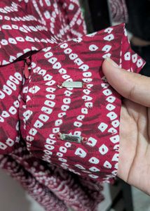 Bohemian Bandhani Print Maxi Skirt
