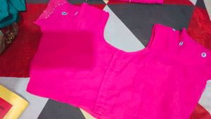 Beautiful Pink Embellished Saree