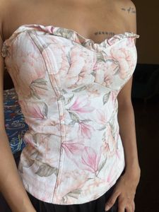 Floral Corset Top