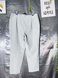 women's office Light Grey Trousers