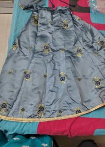 10 years old girl embroidered lehenga choli set