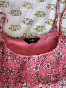 Pink Floral Cami Top