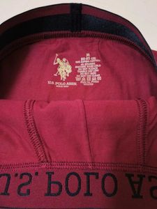 U.S. Polo Assn. Maroon Boxer Briefs