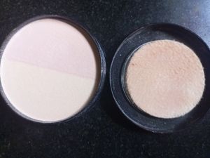 Combo Of 3 MAC Eyeconic Kajal,1eyeliner,1blue Haven Eye Sadew,1 Compect,1 Huda Beauty Eyelashes.