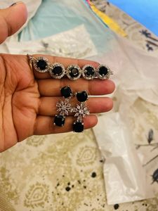 Black Stone AD Necklace