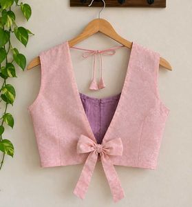 Pink Bow Blouse
