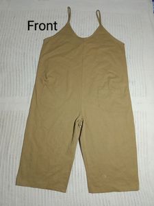 Girls Brown Dungaree Size XL