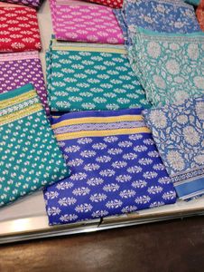 Allover Cotton dupatta suit