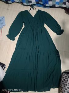 Elegant Teal Maxi Dress