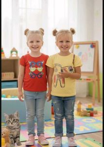 Cute Girls' T-Shirt Set