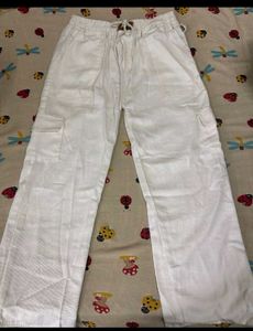 White Cargo Pants