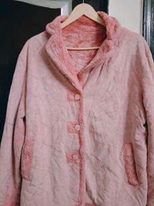 Light Pink Color Winter Coat