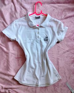 White Short Sleeve Polo Shirt