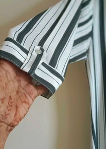 White Striped Kurta