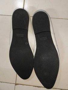 White Fausto Flats