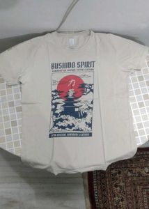 Cream Colour T-Shirt