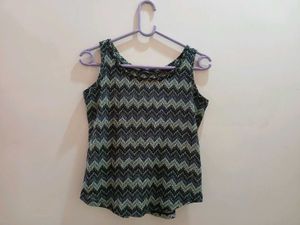 Patterned Tank Top