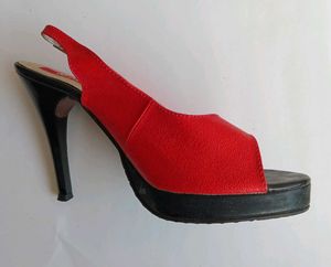 Red Slingback Heels