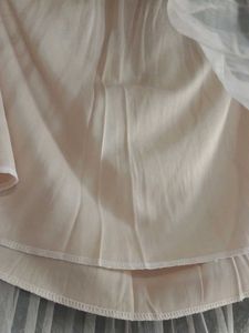 Sheer Lace Trimmed Skirt(M TO XL)