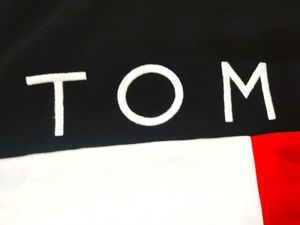 unisex Tommy Hilfiger Black embroidered Logo Hoodi