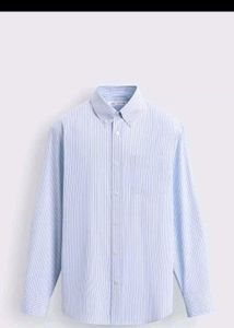 Men's Textured Striped Shirt