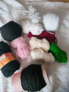 Assorted Yarn Skeins for crochet