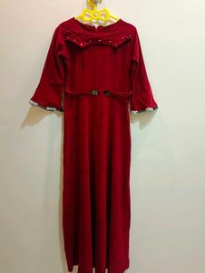 Elegant Red Maxi Dress