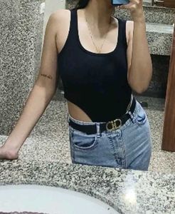 Chic Black Bodysuit