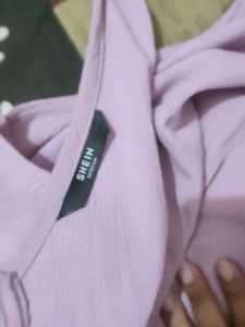 shein Comfy Lavender Jumpsuit