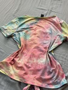 Tie-Dye Knot Front Top