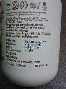 MCaffeine Perfume Body Lotion